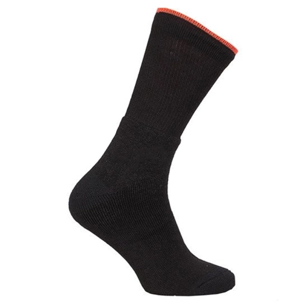 Skarpety Wojskowe Czarne Pasek Czerwony Oryginał Demobil BDB