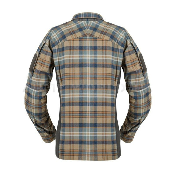 Koszula Taktyczna MBDU Flannel® Długi Rękaw Helikon-Tex Timber Olive Plaid (KO-MBD-PO-PF)