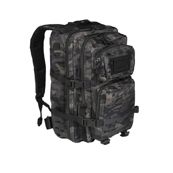 Backpack Model US Assault Pack LG (36l) LASER CUT Mil-tec Dark Camo (14002780)