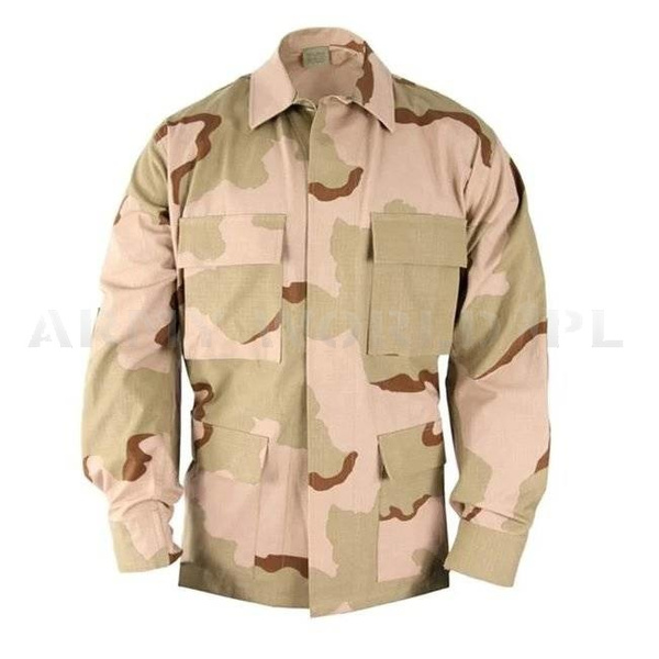 Bluza Wojskowa Pustynnna US ARMY 3-Color Ripstop Oryginał Demobil BDB