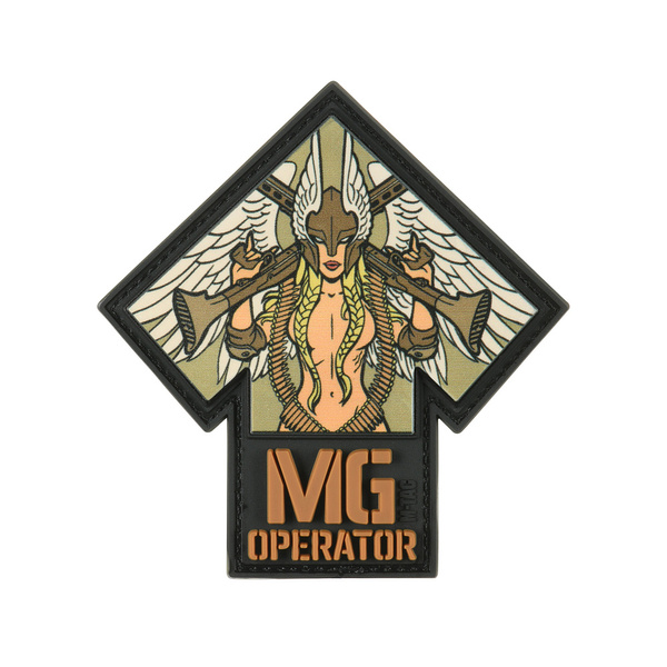 Naszywka MG Operator PVC Drukowana M-Tac Black /Coyote (51348108)