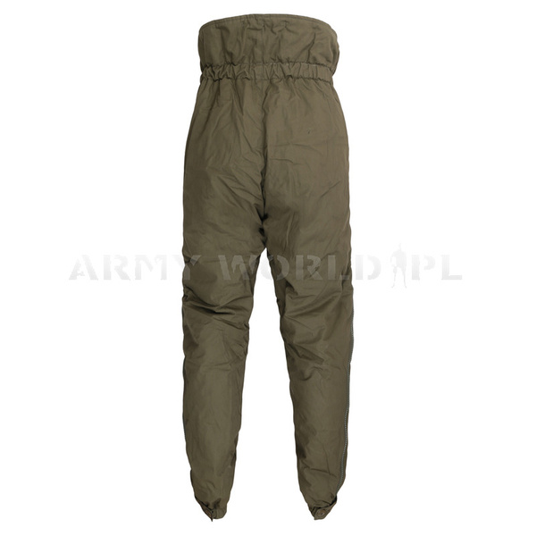 Spodnie Szwedzkie Ocieplane Suwaki Na Nogawkach Olive Oryginał Demobil BDB