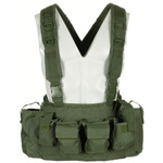 Kamizelka Taktyczna Chest Rig 9 Kieszeni MFH Olive (04645B)