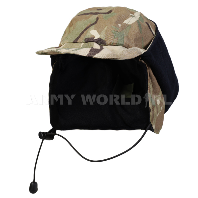 British Military Ushanka Cap MTP (Multi Terrain Pattern) With Fleece ...