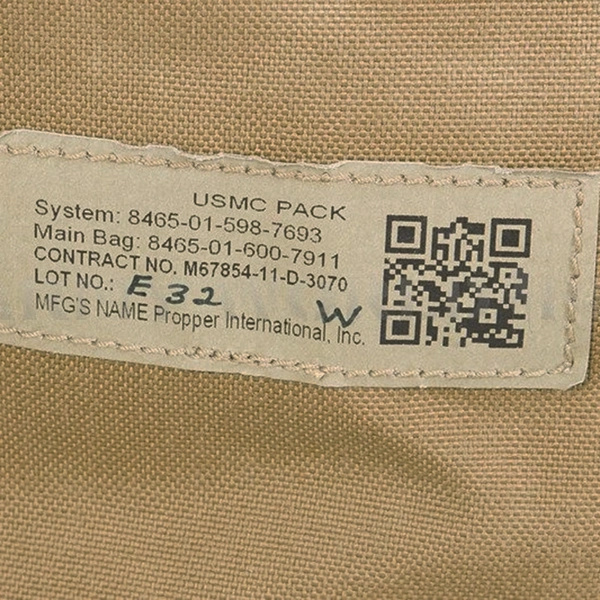 USMC Mailitary Backpack Propper 60 l Coyote Used