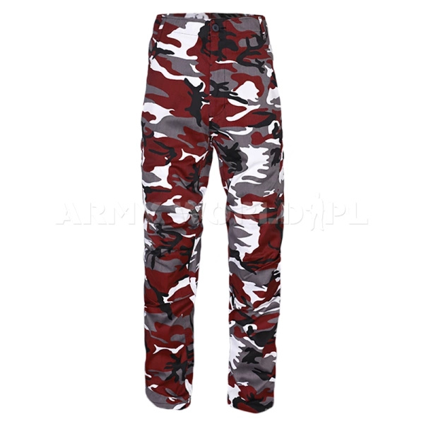 Spodnie Bojówki US Combat Vintage Red Hot 
