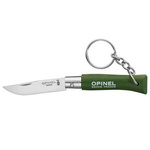 Folding Knife OPINEL INOX N°4 With Keyring Khaki (002054)