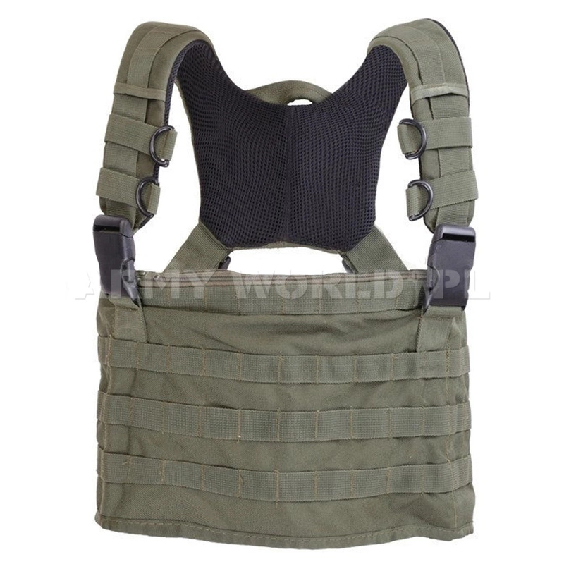 Dutch Army Chest Rig Olive Genuine Military Surplus Used used good TACTICAL EQUIPMENT Tactical Vests Modular Vests TACTICAL EQUIPMENT Tactical Vests Chest Rigs Military shop ArmyWorld.pl