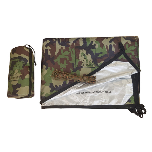 Waterproof Rescue Tarpaulin With Thermo Insulation Thermo-Tarp 3 x 3m Bushmen Camo New