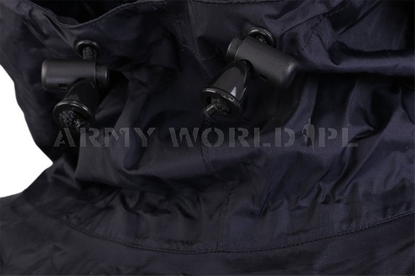 Dutch Military Coat Poncho Dark Blue Original Demobil 