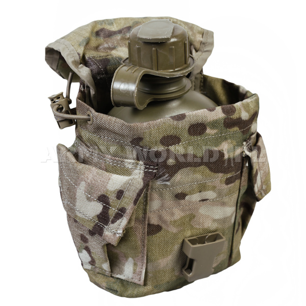 Manierka US Army 1L + Pokrowiec Molle Multicam Oryginał Demobil BDB