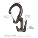 Aluminum Carabiner Nite Ize Figure 9 Large Black (C9L-02-01)