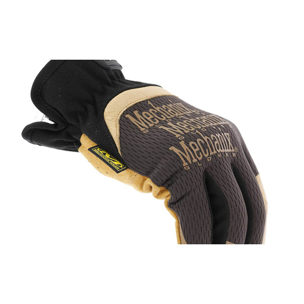 Tactical Gloves Mechanix Wear Durahide Fast Fit Leather Yellow/Black New