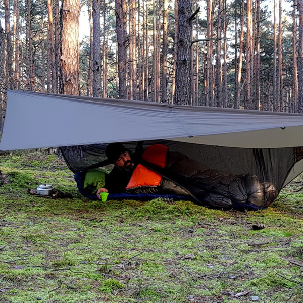 Tarp Ultralight 3 x 3 m Bushmen Dark Olive (BU ULTARP 3X3)