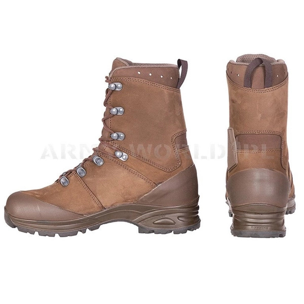 Buty Wojskowe Duńskie Zimowe Haix Combat Boots Heavy Gore-Tex Brąz (203314) Nowe II Gatunek