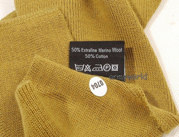 Szalokominiarka Wojskowa Holenderska Wełna Merino Coyote Oryginał Demobil BDB