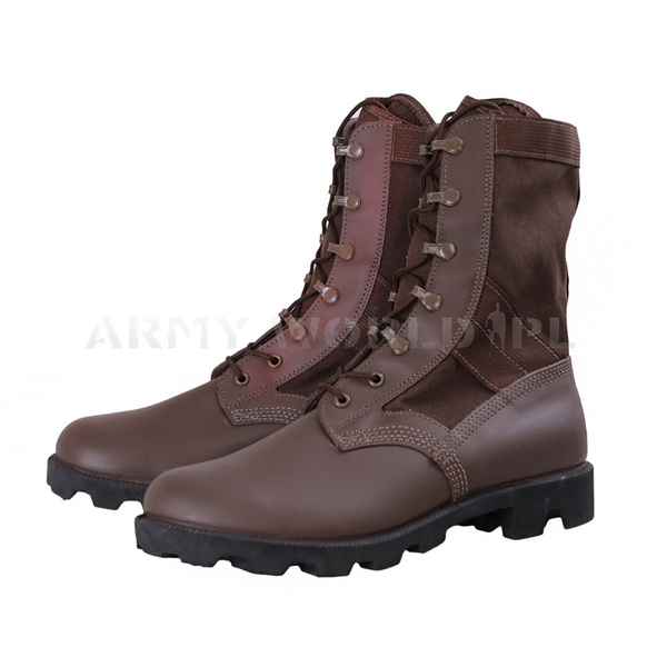 Buty Wojskowe US ARMY Jungle Combat Spike Protective Wellco Brązowe Oryginał Nowe