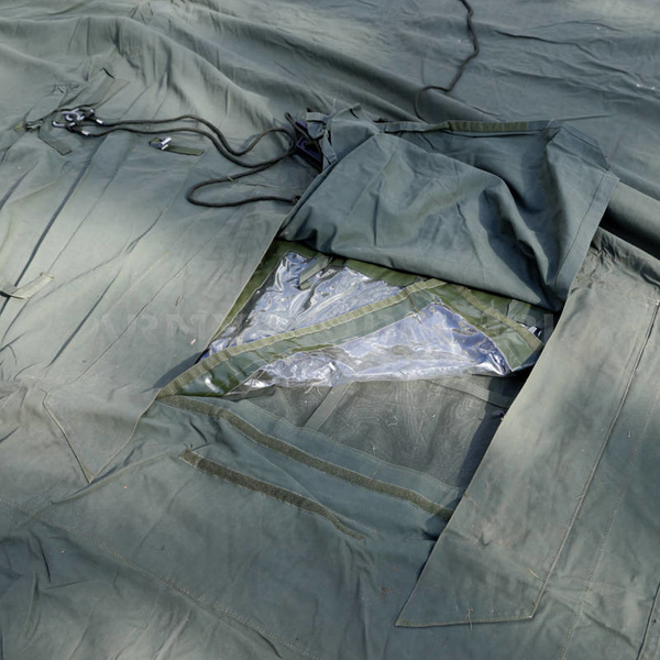 Czasza Namiotu Wojskowa Holenderska Łukowa TentDoek Oryginał Demobil BDB