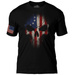 T-shirt Betsy Ross Flag Skull 7.62 Design Czarny (762-1123BLK / BAT-1123BLK)