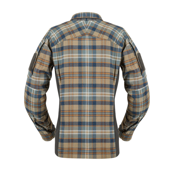 Tactical Shirt MBDU Flannel® Long sleeve Helikon-Tex Slate Blue Checkered (KO-MBD-PO-C0)