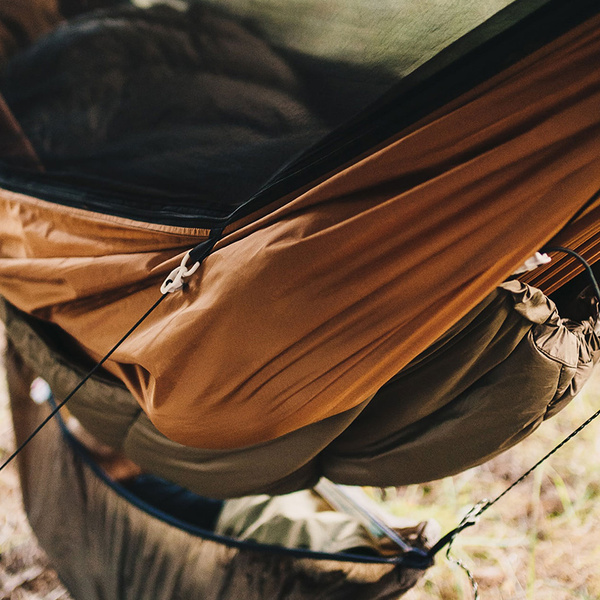 Hamak DRAKA Lesovik 25 + System Zawieszenia SNEKA Golden Brown