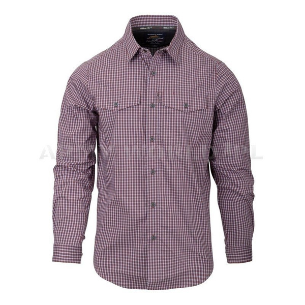 Shirt Covert Concealed Carry Helikon-Tex Ozark Blue Plaid (KO-CCC-CB-PD)