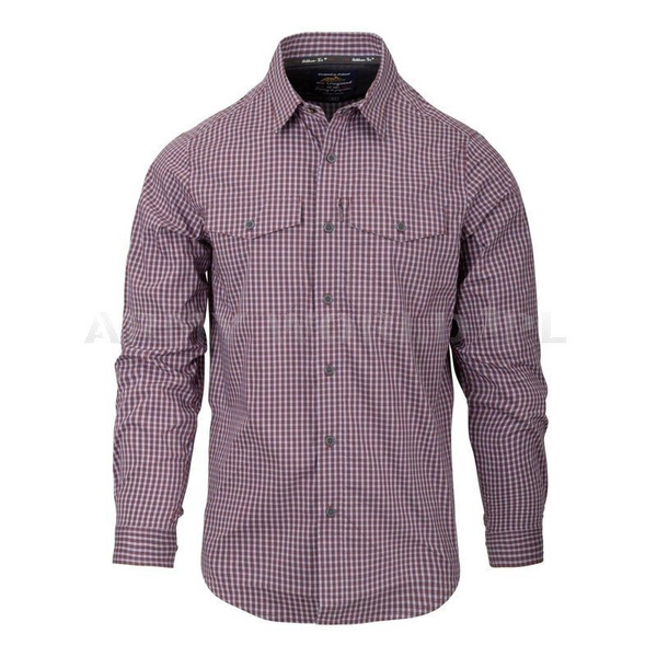 Shirt Covert Concealed Carry Helikon-Tex Scarlet Flame Checkered (KO-CCC-CB-C2)