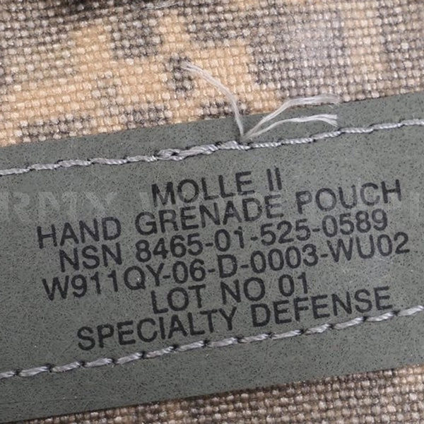 Hand Grenade Pouch US Army UCP Original Used