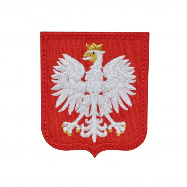 Badge of Emblem the Republic of Poland 6.5 x 5.5 cm Velcro