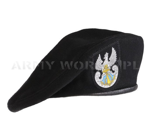 Polish Navy Beret 418/MON Black Genuine Military Surplus New