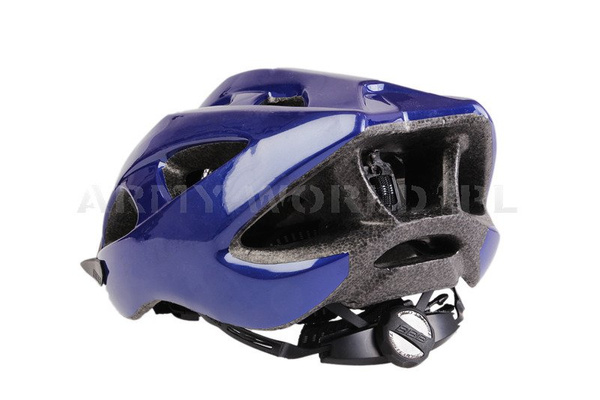 Kask Ochronny Rowerowy BHE-34 ELBRUS Niebieski Oryginał Demobil II Gatunek
