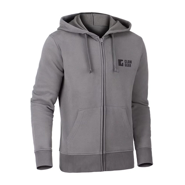 Polar z Kapturem CG Logo Zip Hoodie ClawGear Szary