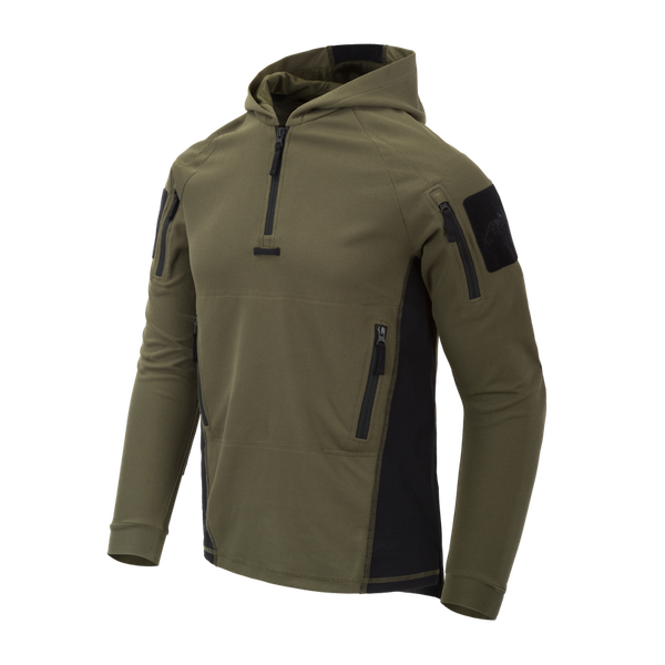 Bluza Range Hoodie Topcool Helikon-Tex Olive Green / Czarny (BL-BRH-TC-0201A)