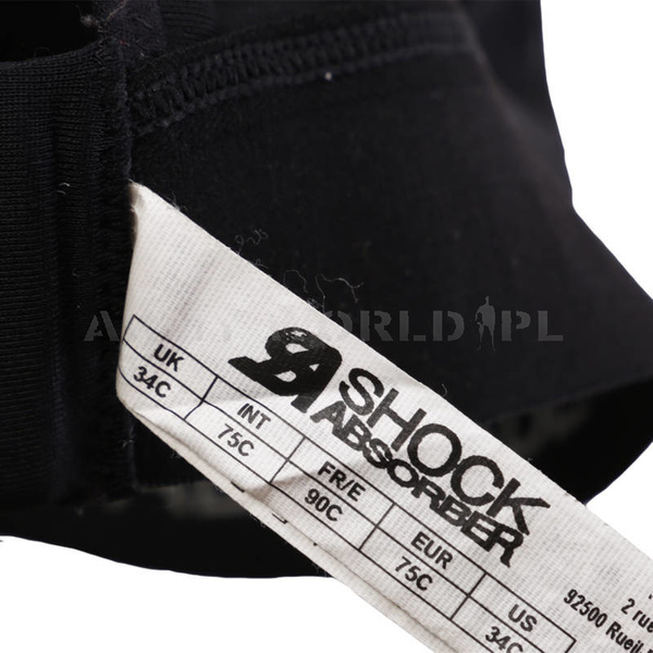 Biustonosz Sportowy Shock Absorber S06S7 Czarny Oryginał Demobil BDB