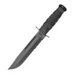 Nóż Black Serrated  + Pochwa Skórzana Ka-Bar