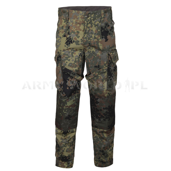 Spodnie KSK Smock Combat Pants Bundeswehr Oddziałów Specjalnych Leo Köhler Flecktarn Oryginał Nowe