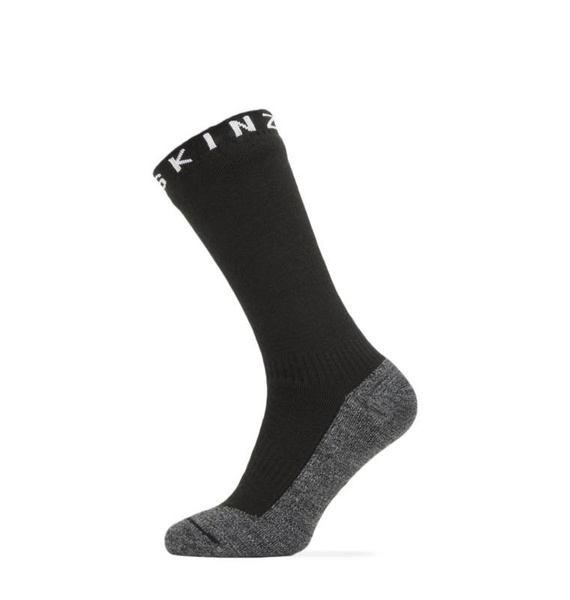 Waterproof Socks Sealskinz Soft Touch Mid Black / Grey (11100059)