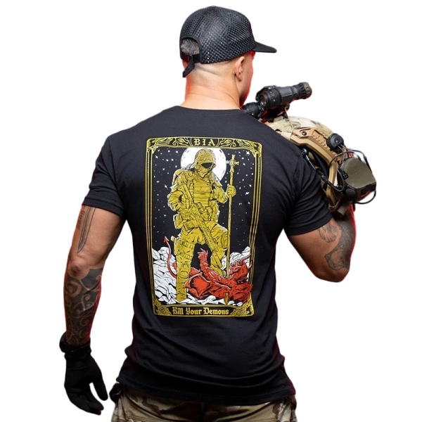 T-Shirt Demons Brothers In Arms Czarny