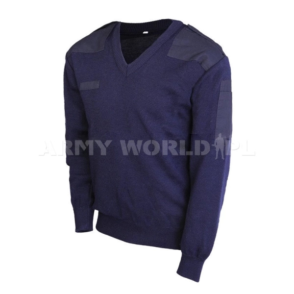 Sweter Holenderski KPU Granatowy Oryginał Demobil DB