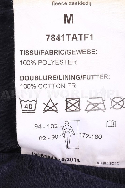 Fleece Jacket SIOEN Nevy Blue Genuine Military Surplus Used