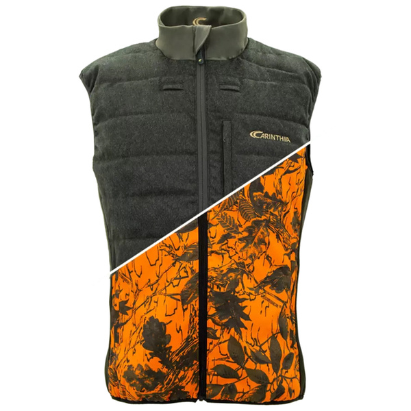 Bezrękawnik Dwustronny G-LOFT® Ultra Loden Reversible Vest Carinthia Olive / Orange Blaze Camo 