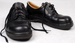 Leather Heavy-duty Shoes Bundeswehr Metal Tips Original New