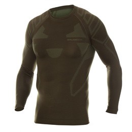Bluza Męska Termoaktywna RANGER PROTECT Brubeck Khaki (LS14210)
