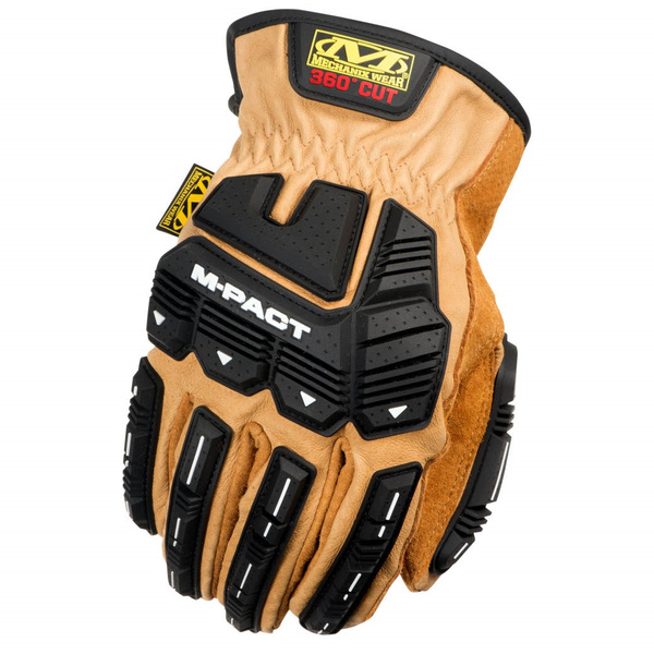 Rękawice Taktyczne DuraHide Skórzane M-Pact Driver F9-360 Mechanix Wear (LDMP-C75))