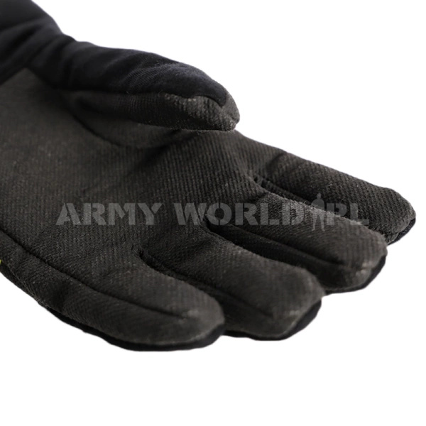 Rękawice Wojskowe Strażackie Lion BW Seiz Czarne Oryginał Demobil BDB