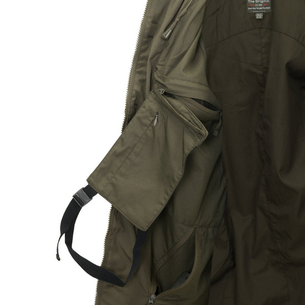 Covert M-65 Jacket Helikon-Tex Taiga Green / Black (KU-C65-DC-0901A)