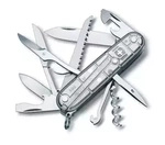 Victorinox Huntsman 91 mm Silver Tech Pocket Knife (1.3713.T7)