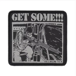 Emblemat Get some! Patch Helikon-Tex Czarny (OD-GTS-PO-01)