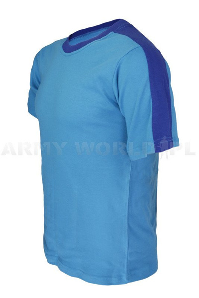 T-shirt Sportowy Polski 504/MON Oryginał Niebieski Nowy