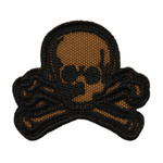 Naszywka Old Skull M-Tac Czarna / Coyote (51132502)
